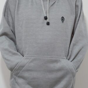 Hoodie estampado gris claro de Hoodie & Cap